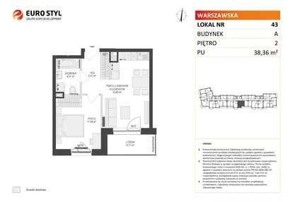 Mieszkanie w inwestycji: Osiedle Warszawska etap IV