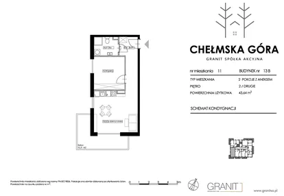 Mieszkanie w inwestycji: Chełmska Góra etap II