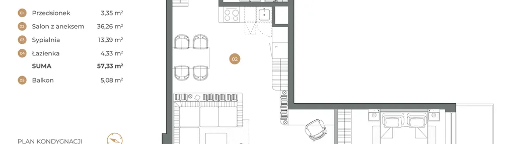Mieszkanie w inwestycji: Witkiewicza Apartments