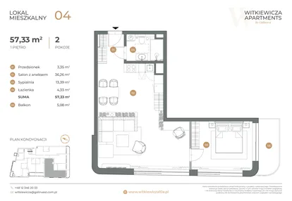 Mieszkanie w inwestycji: Witkiewicza Apartments