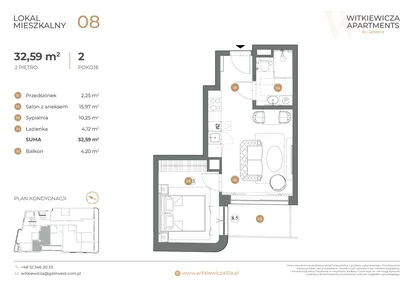 Mieszkanie w inwestycji: Witkiewicza Apartments