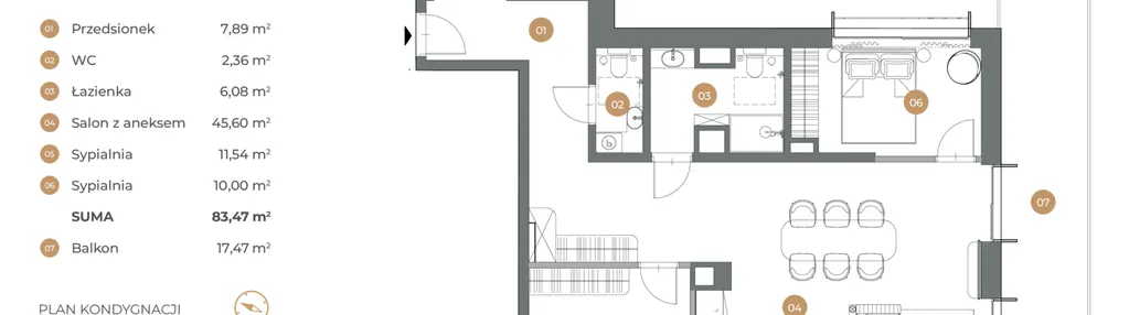Mieszkanie w inwestycji: Witkiewicza Apartments