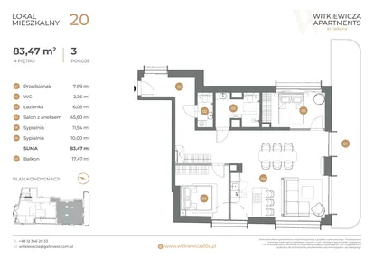 Mieszkanie w inwestycji: Witkiewicza Apartments