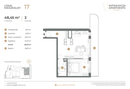 Mieszkanie w inwestycji: Witkiewicza Apartments