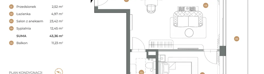 Mieszkanie w inwestycji: Witkiewicza Apartments