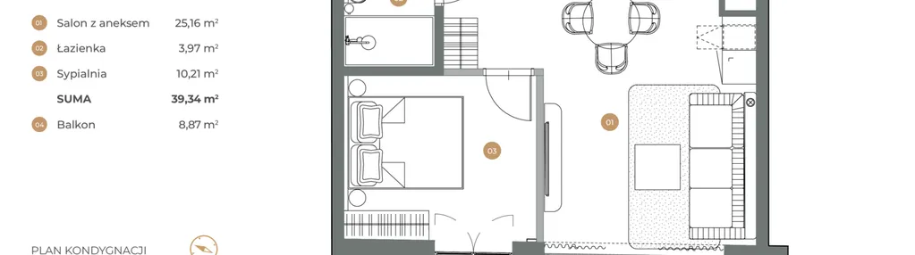 Mieszkanie w inwestycji: Witkiewicza Apartments