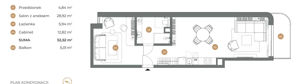 Mieszkanie w inwestycji: Witkiewicza Apartments