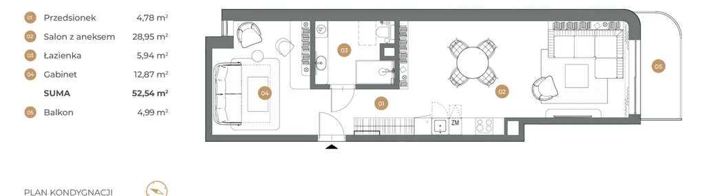 Mieszkanie w inwestycji: Witkiewicza Apartments