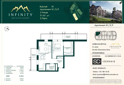 Mieszkanie w inwestycji: Infinity Mountain Resort etap 2