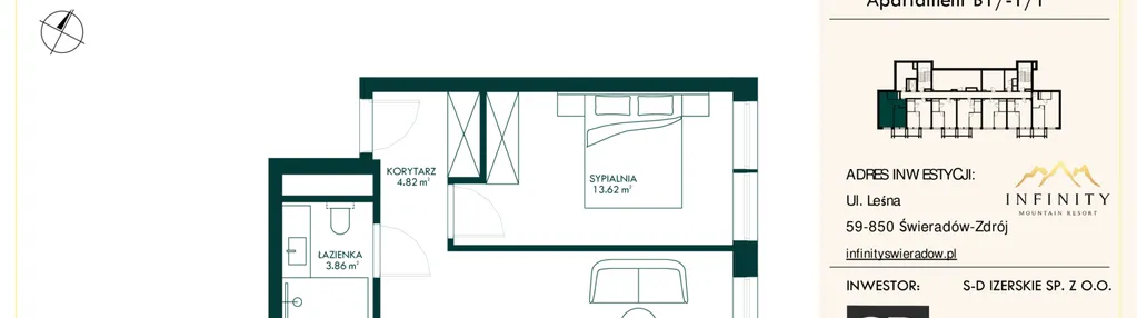 Mieszkanie w inwestycji: Infinity Mountain Resort etap 2