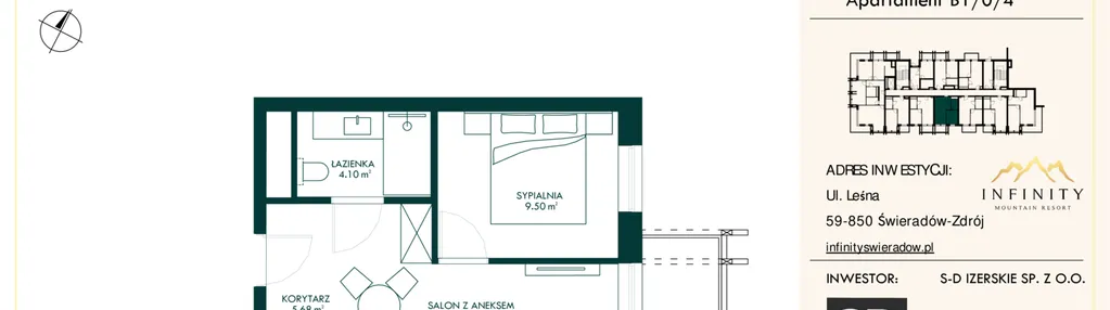 Mieszkanie w inwestycji: Infinity Mountain Resort etap 2