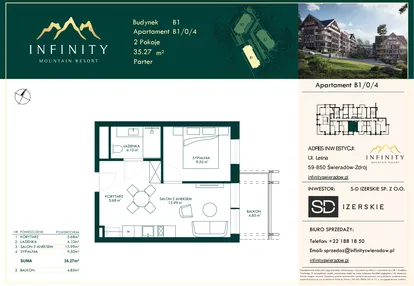Mieszkanie w inwestycji: Infinity Mountain Resort etap 2