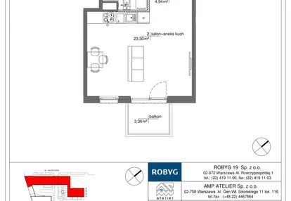 Mieszkanie w inwestycji: Rytm Mokotowa - etap 2B