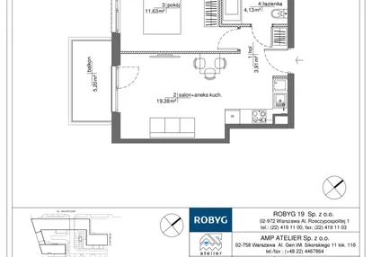 Mieszkanie w inwestycji: Rytm Mokotowa - etap 2B