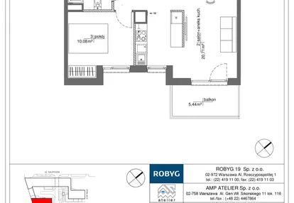 Mieszkanie w inwestycji: Rytm Mokotowa - etap 2B