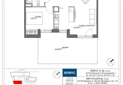 Mieszkanie w inwestycji: Rytm Mokotowa - etap 2B