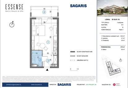 Mieszkanie w inwestycji: ESSENSE Baltic Resort&SPA 2 - apartamenty inwestycyjne