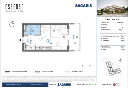 Mieszkanie w inwestycji: ESSENSE Baltic Resort&SPA 2 - apartamenty inwestycyjne