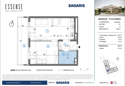 Mieszkanie w inwestycji: ESSENSE Baltic Resort&SPA 2