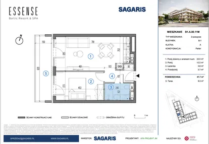 Mieszkanie w inwestycji: ESSENSE Baltic Resort&SPA 2