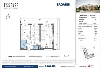 Mieszkanie w inwestycji: ESSENSE Baltic Resort&SPA 2