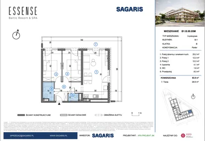 Mieszkanie w inwestycji: ESSENSE Baltic Resort&SPA 2
