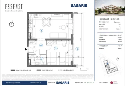 Mieszkanie w inwestycji: ESSENSE Baltic Resort&SPA 2