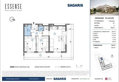 Mieszkanie w inwestycji: ESSENSE Baltic Resort&SPA 2