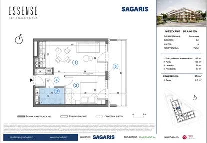 Mieszkanie w inwestycji: ESSENSE Baltic Resort&SPA 2