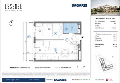 Mieszkanie w inwestycji: ESSENSE Baltic Resort&SPA 2