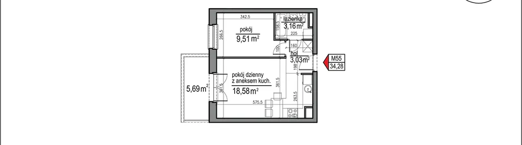 Mieszkanie w inwestycji: Osiedle Rytm etap 3