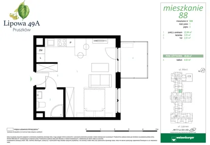 Mieszkanie w inwestycji: Lipowa 49A