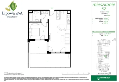 Mieszkanie w inwestycji: Lipowa 49A