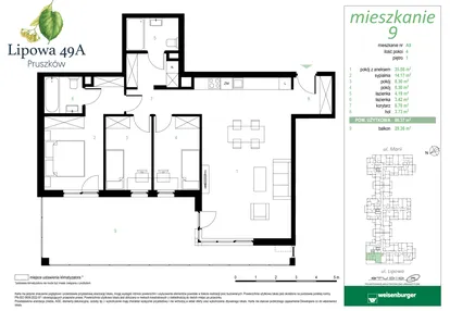 Mieszkanie w inwestycji: Lipowa 49A