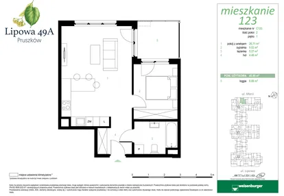Mieszkanie w inwestycji: Lipowa 49A