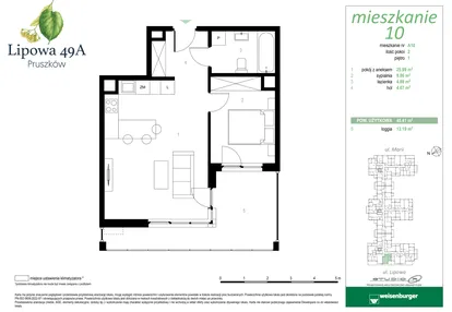 Mieszkanie w inwestycji: Lipowa 49A