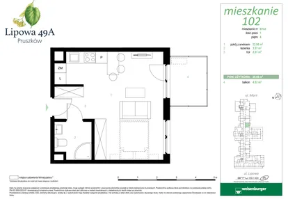 Mieszkanie w inwestycji: Lipowa 49A