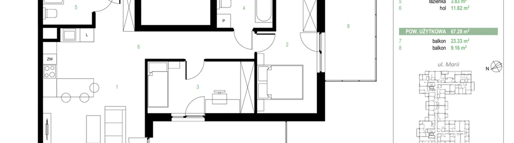 Mieszkanie w inwestycji: Lipowa 49A