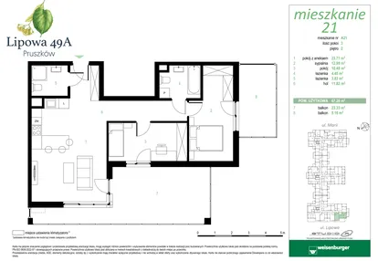 Mieszkanie w inwestycji: Lipowa 49A