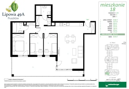 Mieszkanie w inwestycji: Lipowa 49A