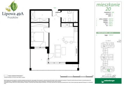 Mieszkanie w inwestycji: Lipowa 49A