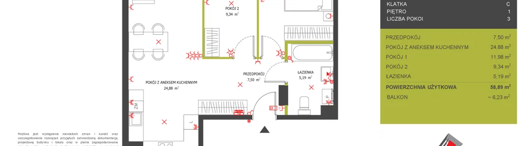 Mieszkanie w inwestycji: Na Wspólnej etap 2