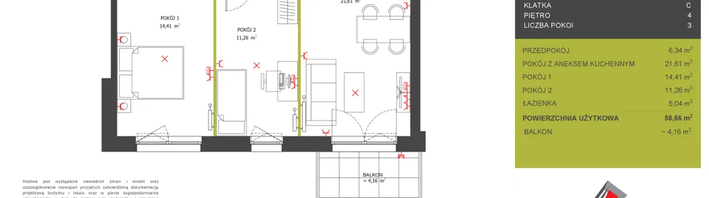 Mieszkanie w inwestycji: Na Wspólnej etap 2