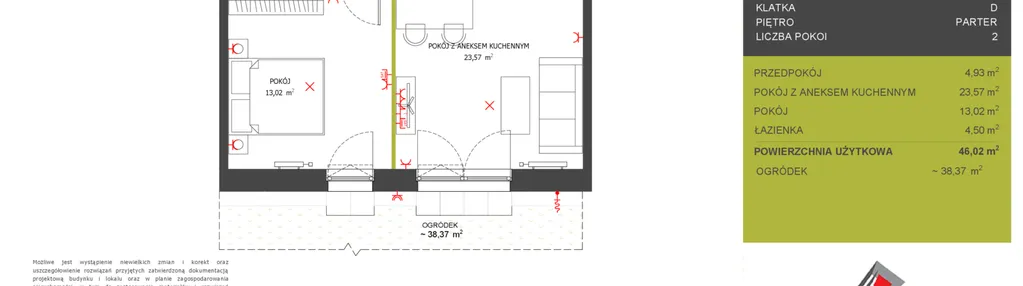 Mieszkanie w inwestycji: Na Wspólnej etap 2