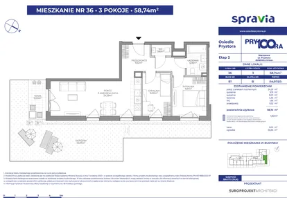 Mieszkanie w inwestycji: Osiedle Prystora Etap 2