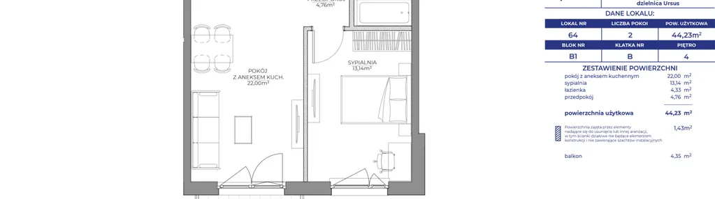 Mieszkanie w inwestycji: Osiedle Prystora Etap 2