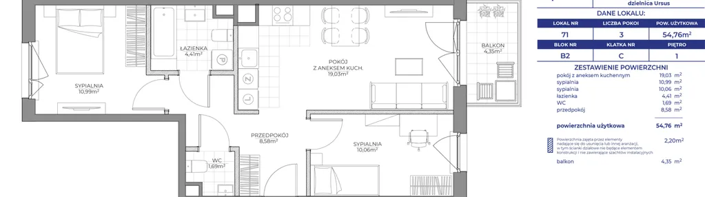 Mieszkanie w inwestycji: Osiedle Prystora Etap 2