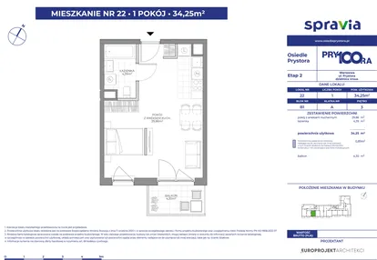 Mieszkanie w inwestycji: Osiedle Prystora Etap 2