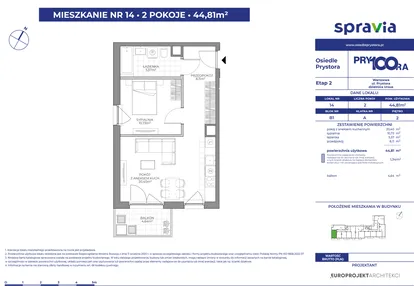 Mieszkanie w inwestycji: Osiedle Prystora Etap 2