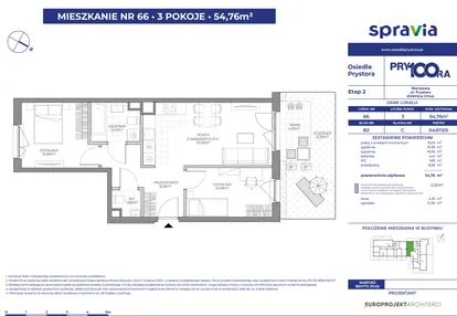 Mieszkanie w inwestycji: Osiedle Prystora Etap 2